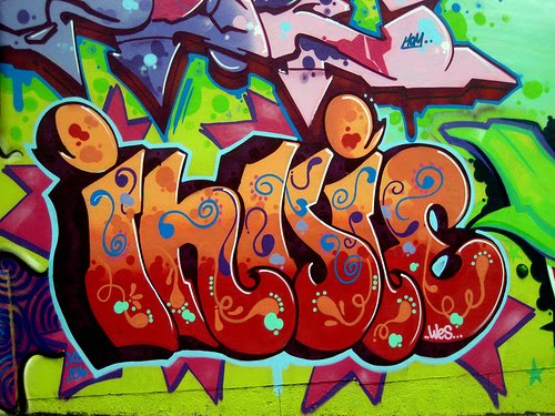 create graffiti art alphabet with the software painting graffiti art 