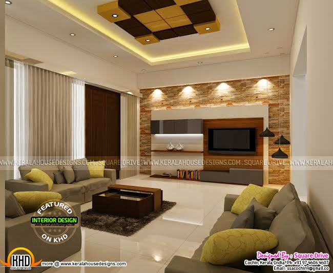 Cochin interior design  Kerala  home  design  and floor plans