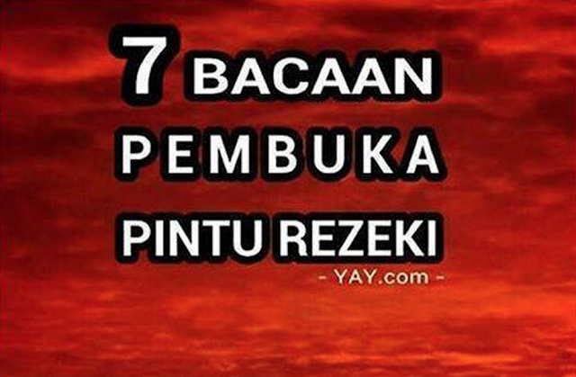 7 ZIKIR PEMBUKA PINTU REZEKI