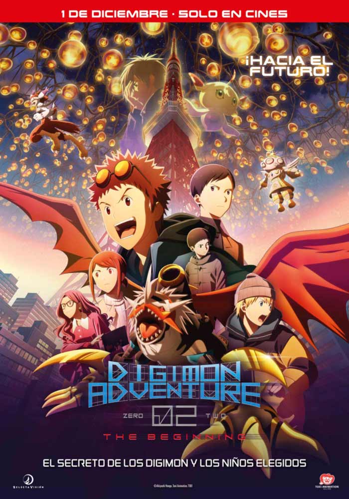 Digimon Adventure 02: The Beginning anime film - Selecta Visión - poster