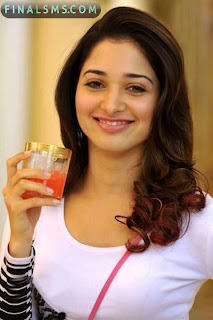 Tamanna in white t-shirt