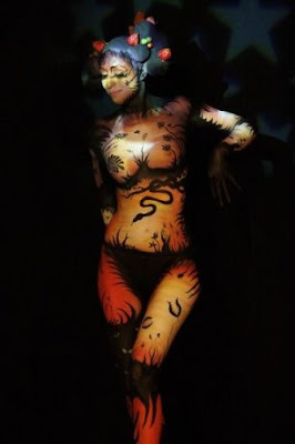 Full Body Painting - 10 Pics 