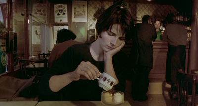 Juliette Binoche as Julie in Thrre Colors: Blue, Directed by Krzysztof Kieslowski