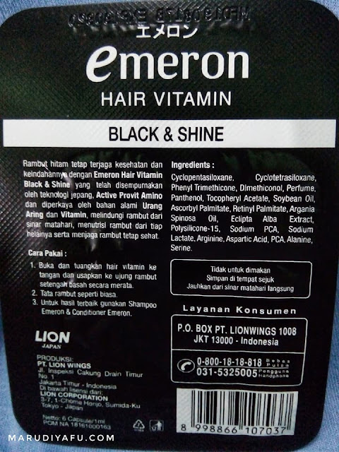 Emeron Hair Vitamin Black & Shine