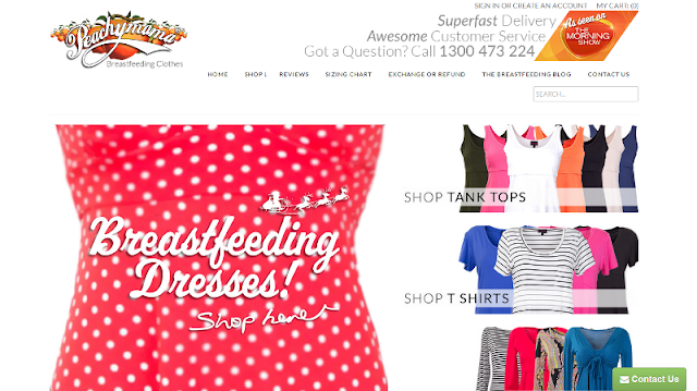 leading online source for nursing clothes and breastfeeding information