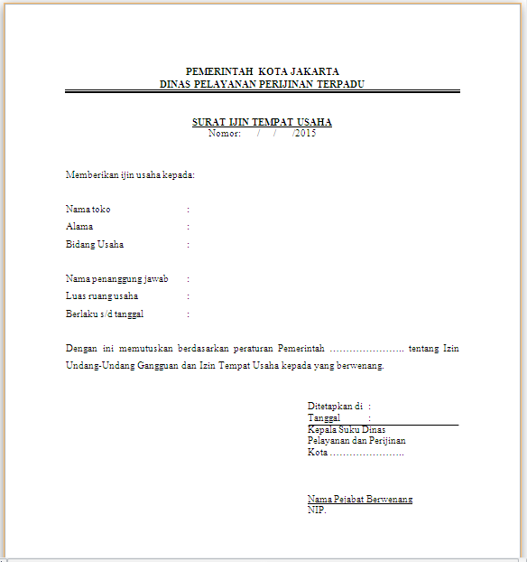 Cara Membuat Surat Permohonan Kerja