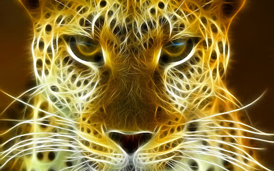 fractal - amazing eyes - fractal big cats - 3d fractal images