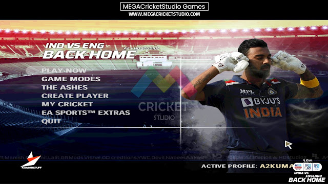 India vs England 2021 Back Home Patch for EA Cricket 07