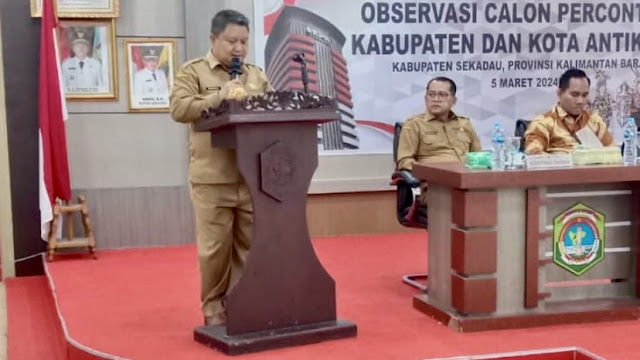 KPK Observasi Sekadau Jadi Kabupaten Percontohan Antikorupsi