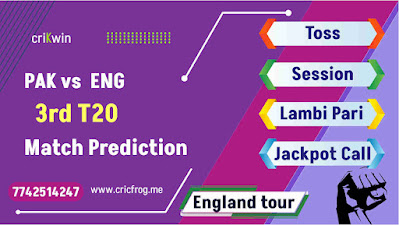 T20 ENG vs PAK 3rd Today’s Match Prediction ball by ball