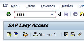 Transacción SAP Se38 - Consultoria-SAP