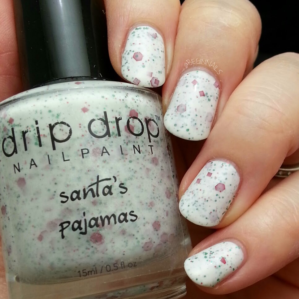 Let's Begin Nails: Drip Drop Nail Paint 2014 Holiday Collection Swatch and  Review