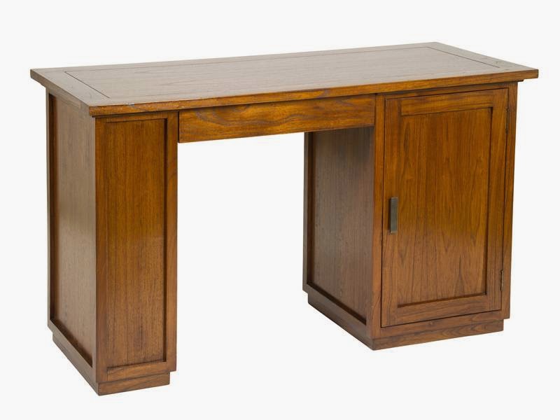 escritorio madera colonial, mesa despacho