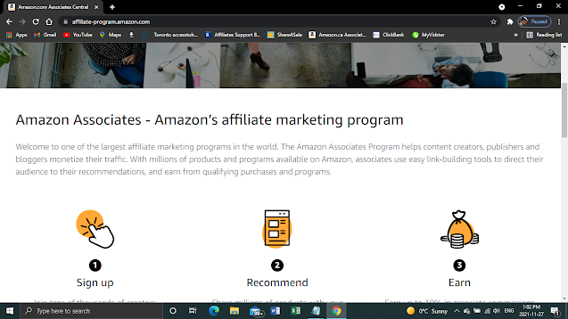 Amazon associate program