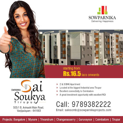 3 BHK flats in Tirupur