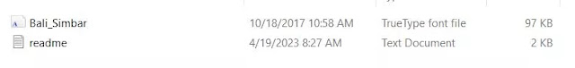 Cara Download dan Menggunakan Font Aksara Bali Simbar