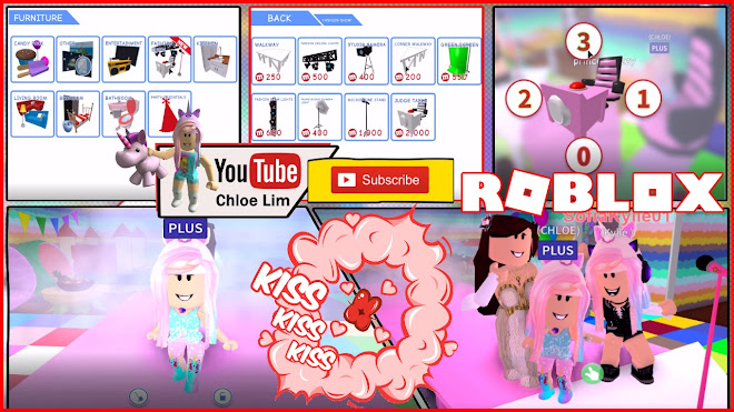 Chloe Tuber Roblox Meepcity Gameplay Fashion Show Furnitures - fashion show party at my house meep city fashion show update roblox gaming fashion show party city style roblox