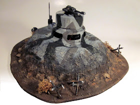 Completed Bunker for Warhammer 40k