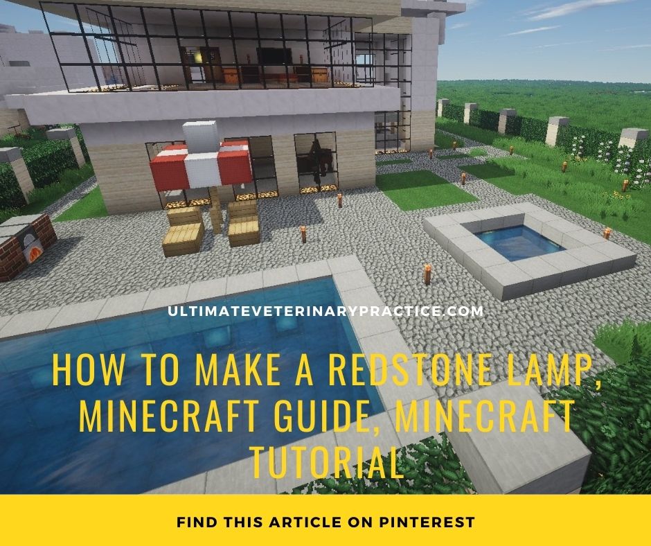The Ultimate Veterinary Practice How To Make A Redstone Lamp Minecraft Guide Minecraft Tutorial The Ultimate Veterinary Practice How To Make A Redstone Lamp Minecraft Guide Minecraft Tutorial