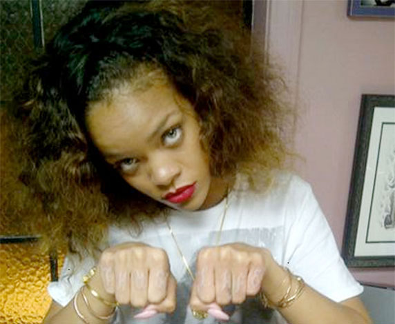 Rihanna Get's Stupid Thug Life Tattoo