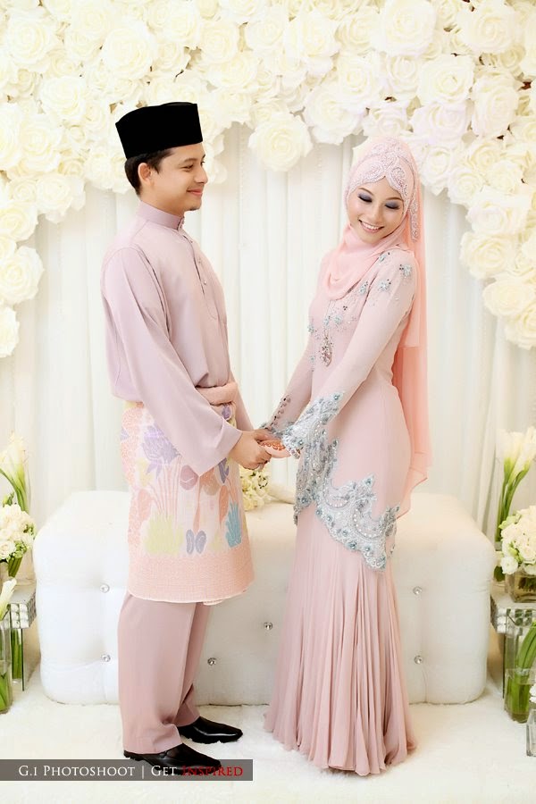 blog MEKHANA Baju  nikah simple  tapi  cantik  terkini 