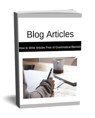 How to write articles free of grammatical blemishes
