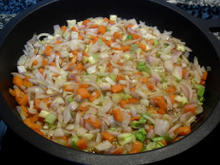 Sofrito de verduras.