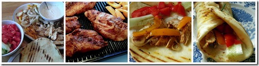 Chicken Shawarma Collage