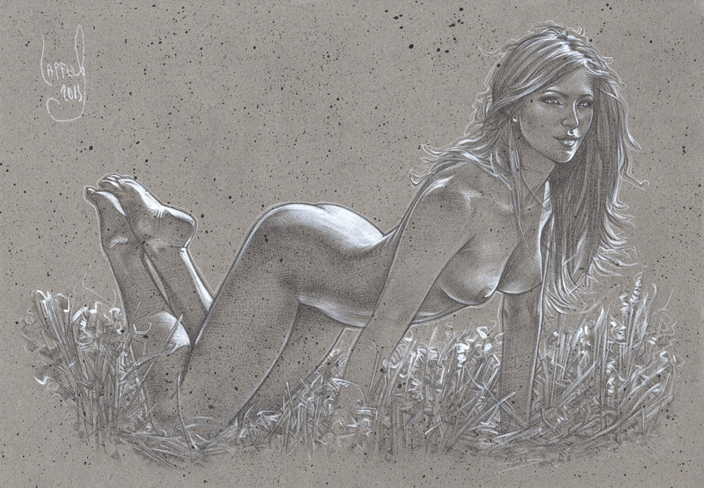 Allure Nude Drawing © JEFF LAFFERTY 2015