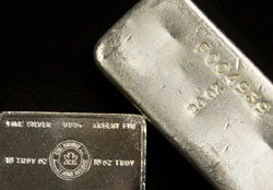 Silver bullion Bars