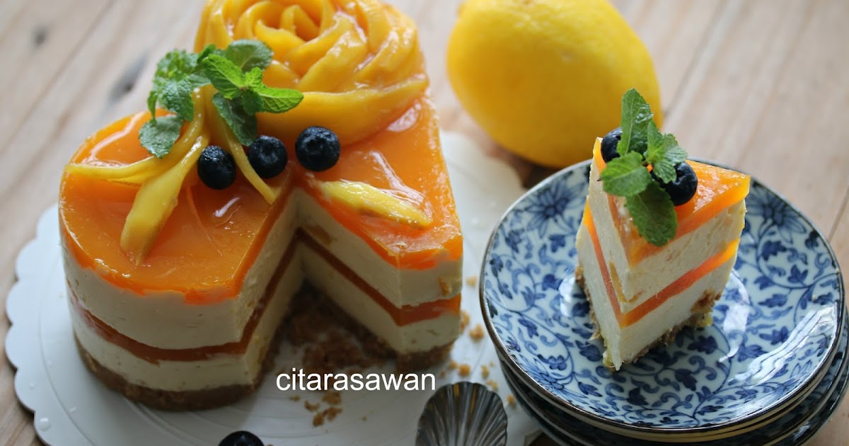 Mango Jelly Cheesecake ~ Blog Kakwan