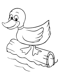 Adorable Baby Duck Coloring Pages