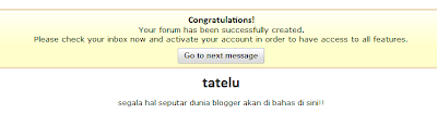 Pasang Forum di blog