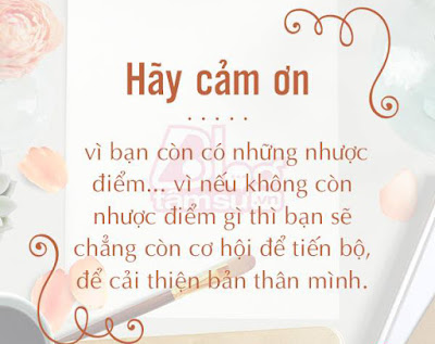 Hãy biết cảm ơn khi nhận được giá trị