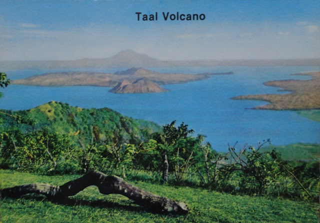 Taal Volcano postcard