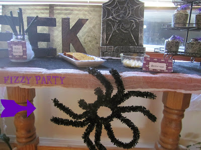 Halloween, Spider party, Dessert table 