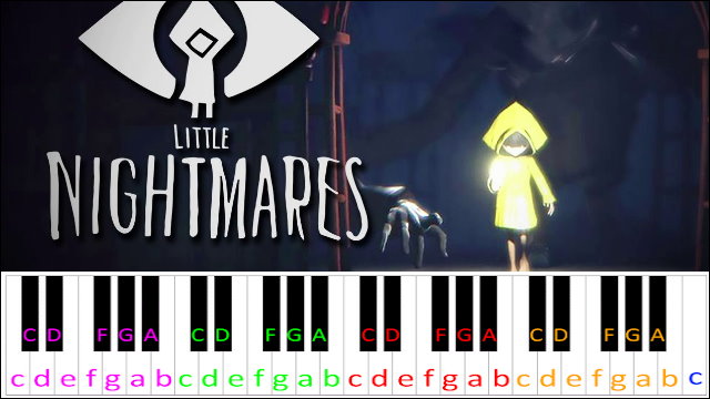 The Death Waltz (Little Nightmares) Piano / Keyboard Easy Letter Notes for Beginners