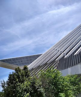 Detalle del palacio de congresos Calatrava