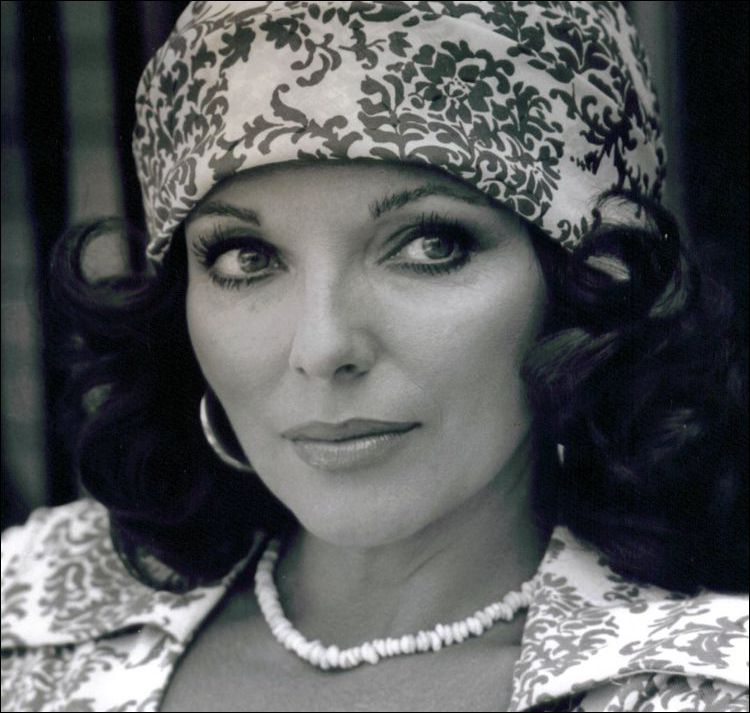 Joan Collins like Twiggy I had no idea how popular she still is