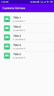 custom listview with image and text in android example