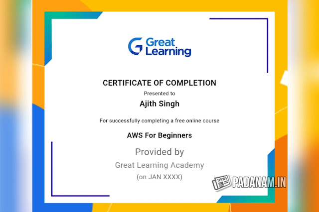 Free Course on AWS for Beginners by Great Learning - Free certification and Self Paced study