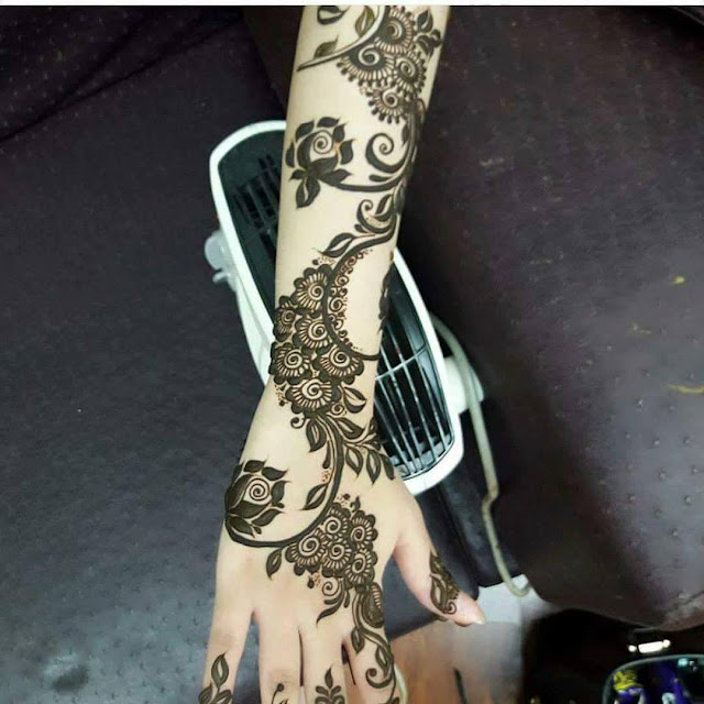 Bridal Mehandi Designs for Hands 8