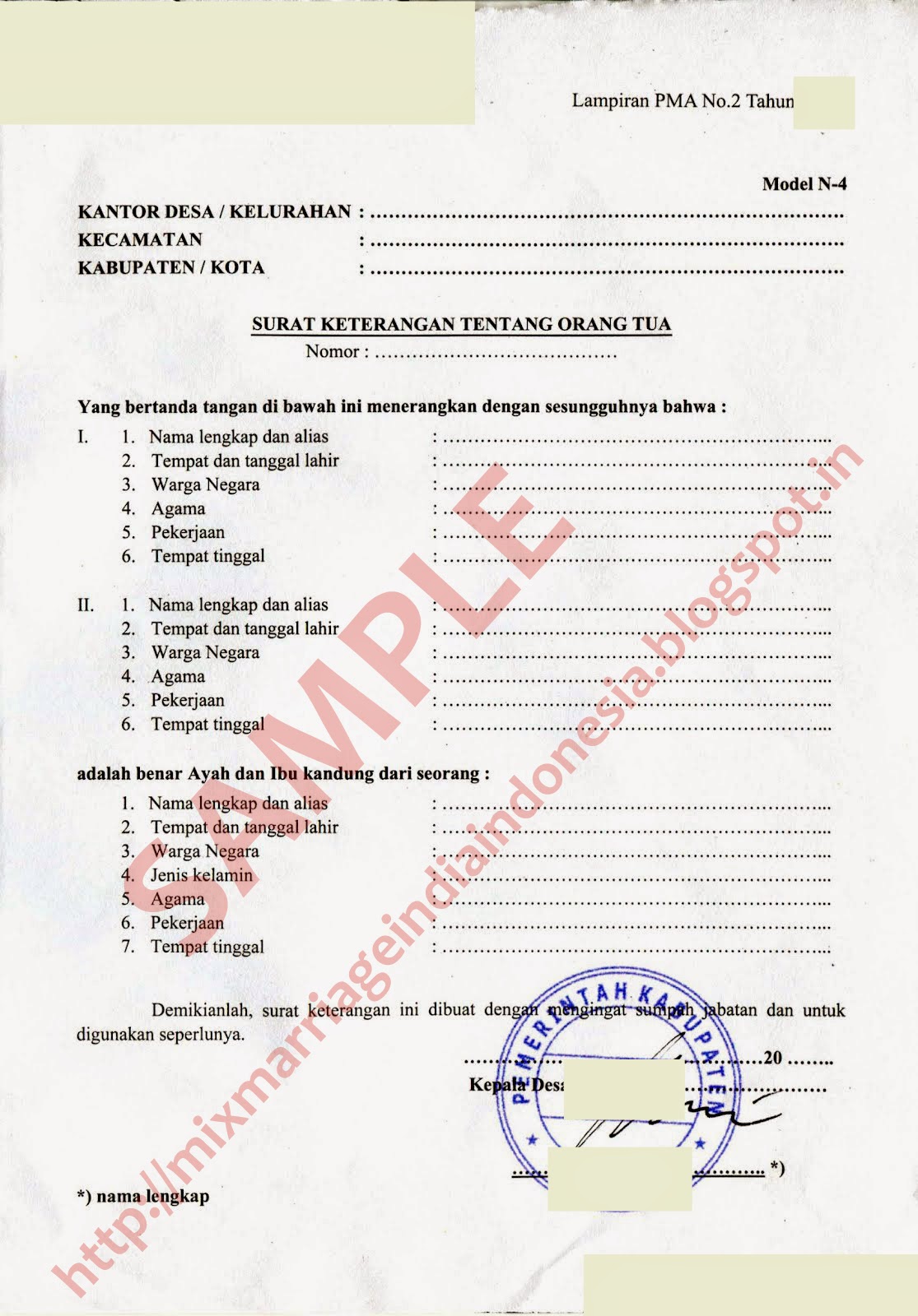 Contoh Surat Pernyataan Orang Tua Untuk Visa {{10}} - Contoh U