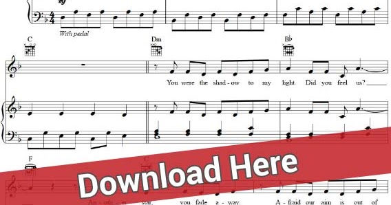 Free Score: Alan Walker Faded Sheet Music, Chords, Piano Notes