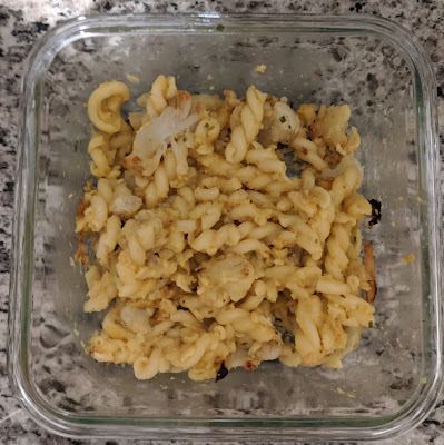 Sweet Earth Cauliflower Mac cooked and stirred