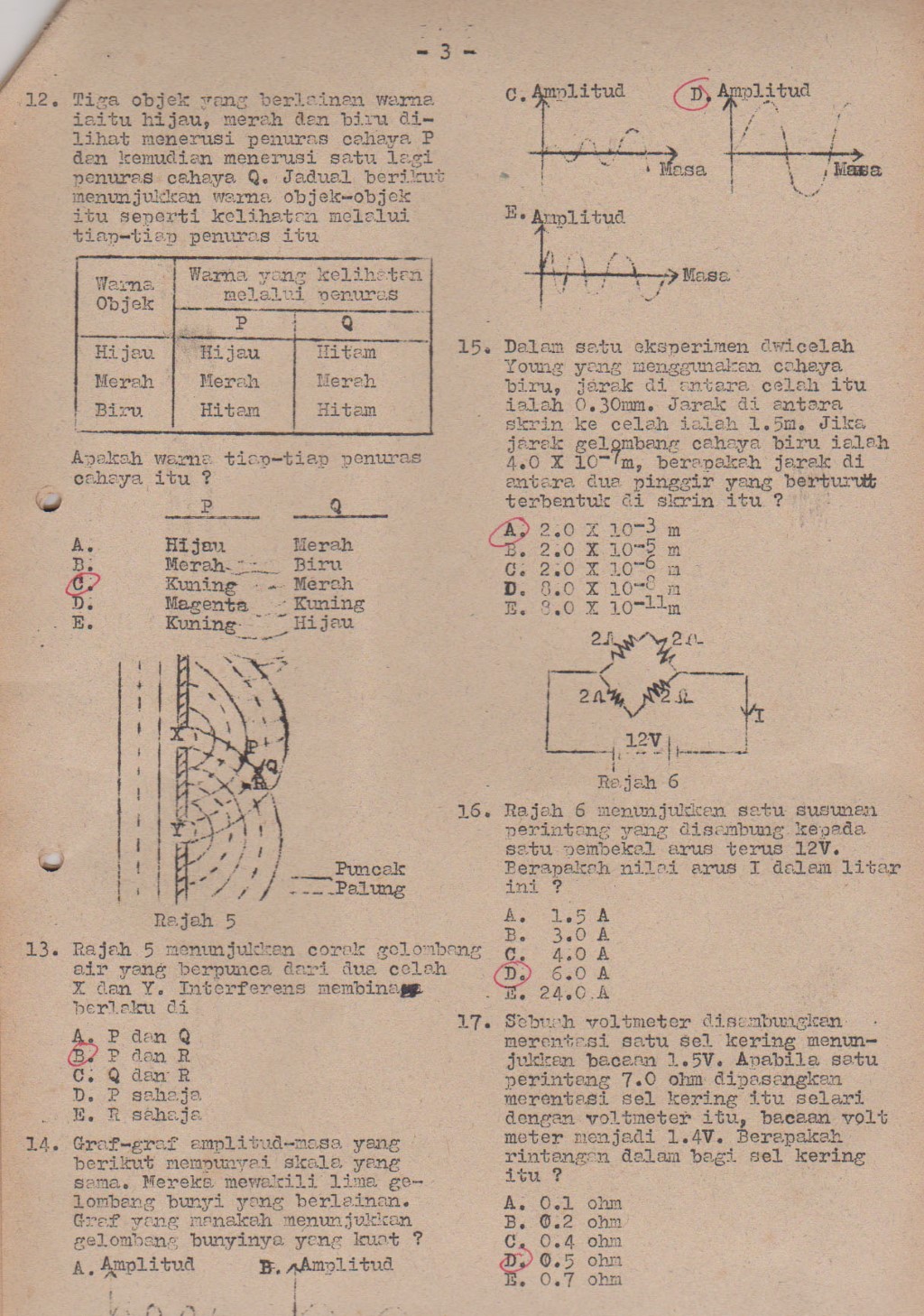 Kertas 1 Percubaan SPM 1990  Fizik Moden