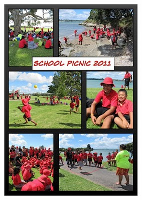 picture of students at a picnic