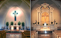 Before and After: St. Catherine of Siena in Trumbull, Connecticut