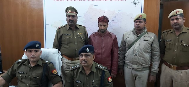 गौ तस्कर को लोनी पुलिस ने किया गिरफ्तार 