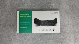 The Foldable Bluetooth Keyboard With Touchpad (Three Layer Folding Touchpad Keyboard) Box